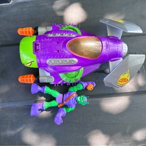Marvel Hasbro Super Hero Adventures Green Goblin Hover 
Jet Plane